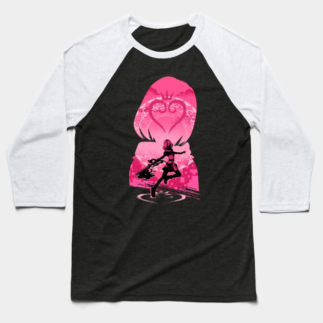Kairi Kingdom heart Baseball T-Shirt by plonkbeast
